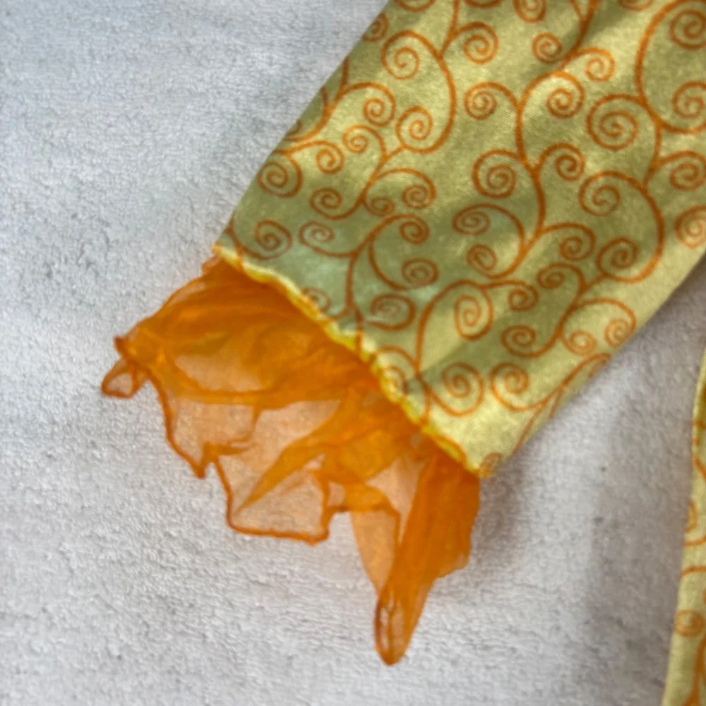 Vintage BabyStyle Gold Fish Costume 2T Hooded Jumpsuit Halloween Orange Bright‎
